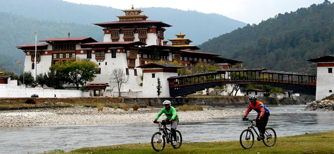 Bhutan mountain biking